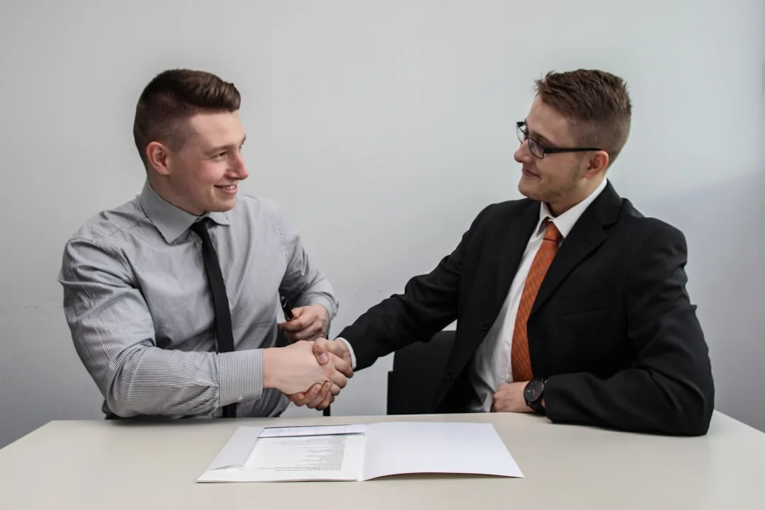 Business owner reviewing accounts while changing to a new UK accountant