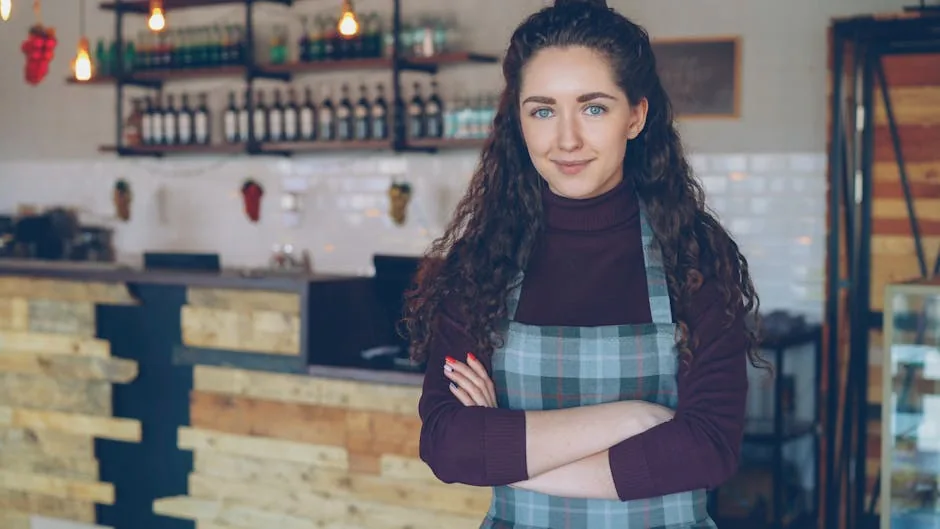 A self-employed business owner checking rolling 12-month turnover against the VAT threshold