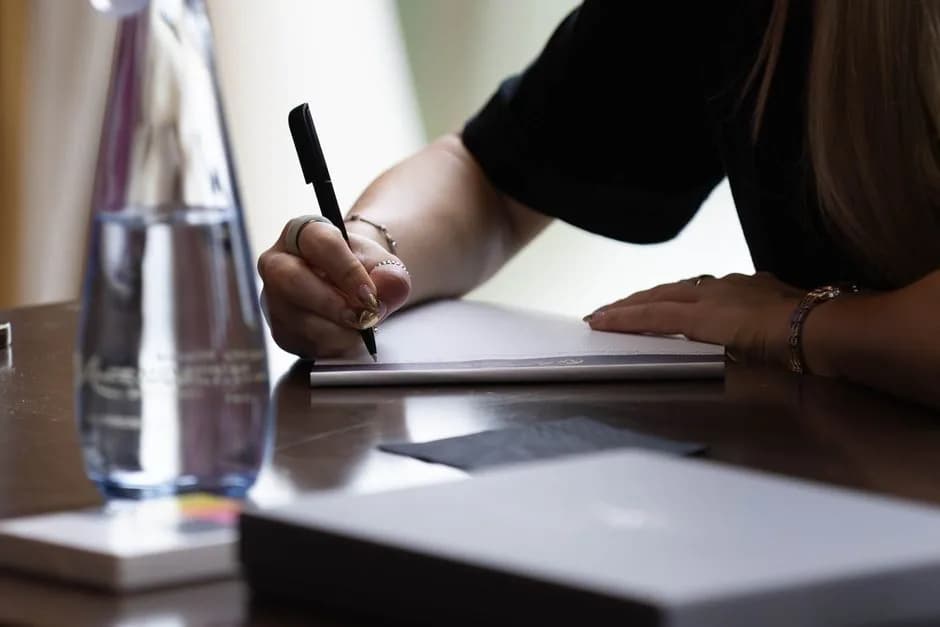 First-time landlord at a desk registering for Self Assessment online to report rental income