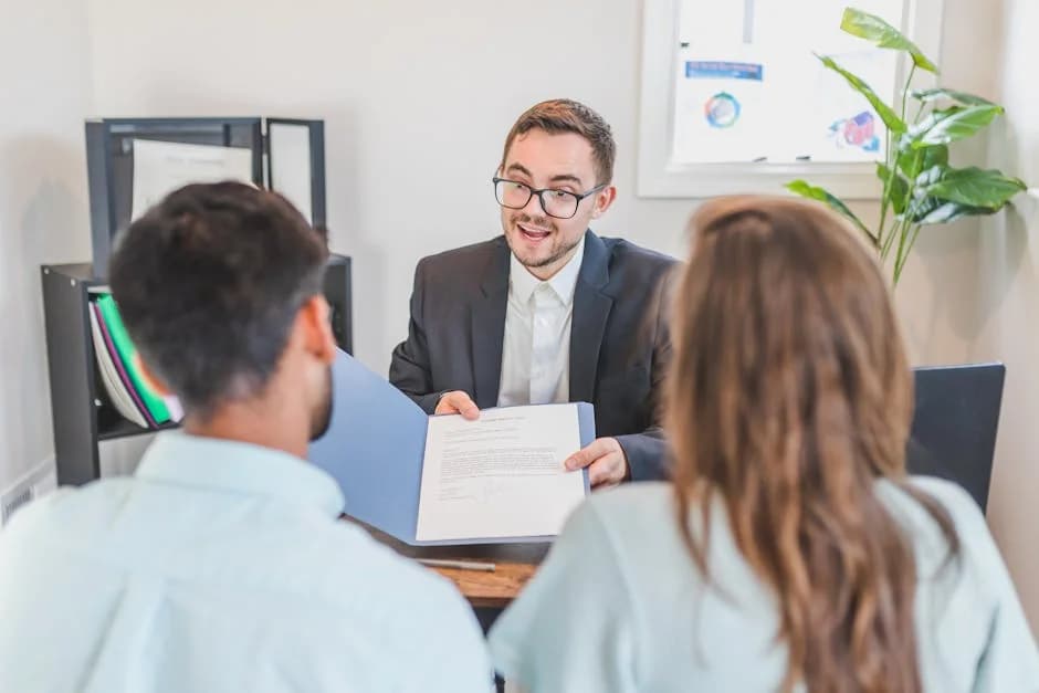 Limited company director presenting in a boardroom
