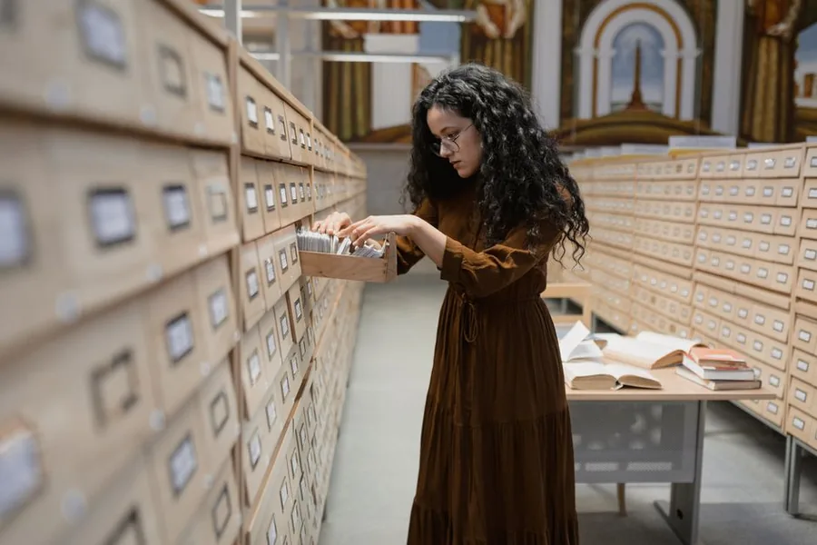 Searching methodically through drawers of filed records, the same patience needed to trace a lost UTR number Searching methodically through drawers of filed records, the same patience needed to trace a lost UTR number