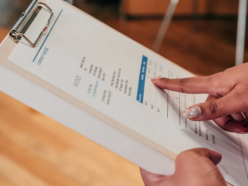 Checking the line items and VAT wording on a supplier invoice before recording the reverse charge Checking the line items and VAT wording on a supplier invoice before recording the reverse charge