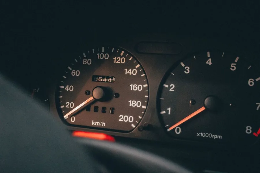 A car odometer and speedometer showing the mileage a self-employed driver records to claim the 55p and 25p rates A car odometer and speedometer showing the mileage a self-employed driver records to claim the 55p and 25p rates