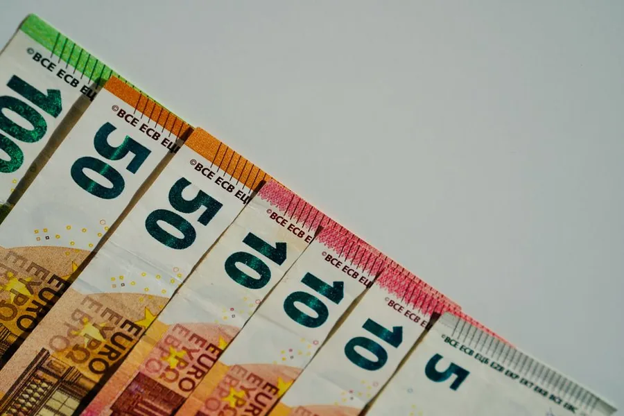 Euro banknotes fanned out, the currency UK WooCommerce sellers charge and remit through the EU VAT One Stop Shop Euro banknotes fanned out, the currency UK WooCommerce sellers charge and remit through the EU VAT One Stop Shop