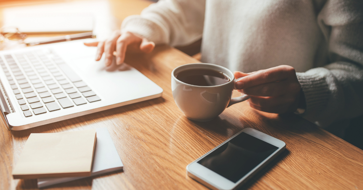 Small business owner reviewing allowable company expenses at home office